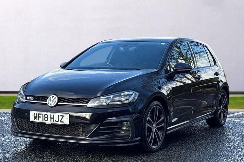 Used VW Golf VII GTD 184 HP (135 kW) 2018 Black Hatchback