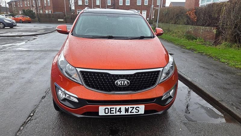 Used Kia Sportage 115 HP (84 kW) 2014 Orange SUV