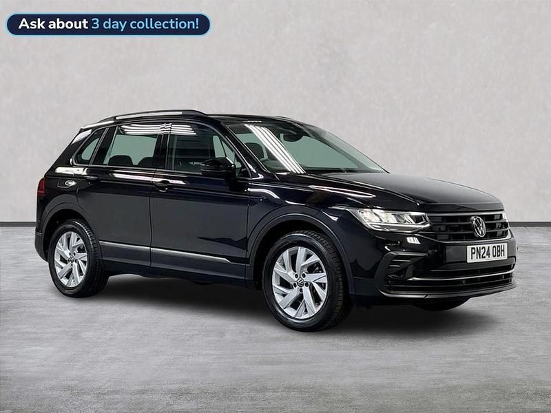 Black Used 2024 VW Tiguan Life SUV | £22,499 (Super price) - Image 1/4