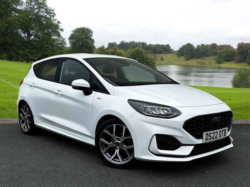 White Used 2022 Ford Fiesta ST-Line Hatchback | £14,205 (Fair price) - Image 1/4