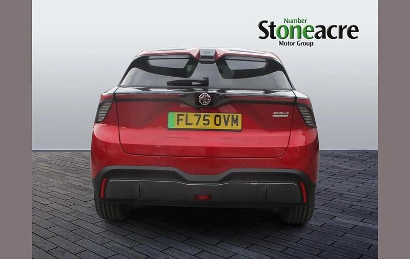 New MG MG4 EV Trophy 150 kW (204 HP) 2025 Red Hatchback