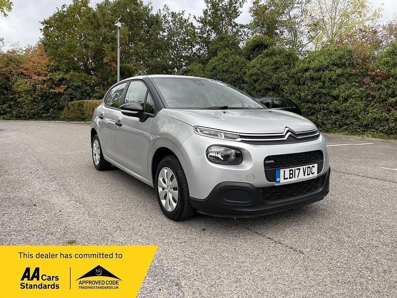 Silver Used 2017 Citroën C3 PureTech Hatchback | £5,180 (Super price) - Image 1/4