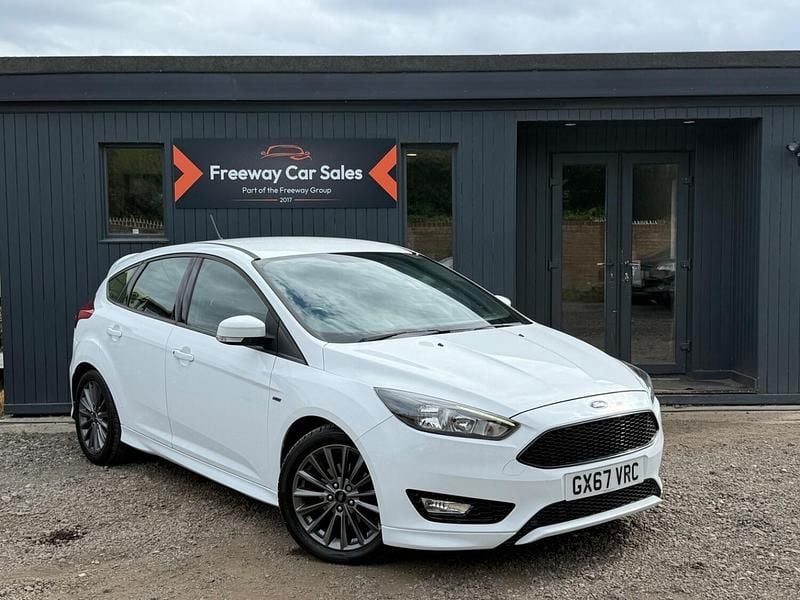 White Used 2017 Ford Focus ST-Line Hatchback | £6,790 (Good price) - Image 1/4