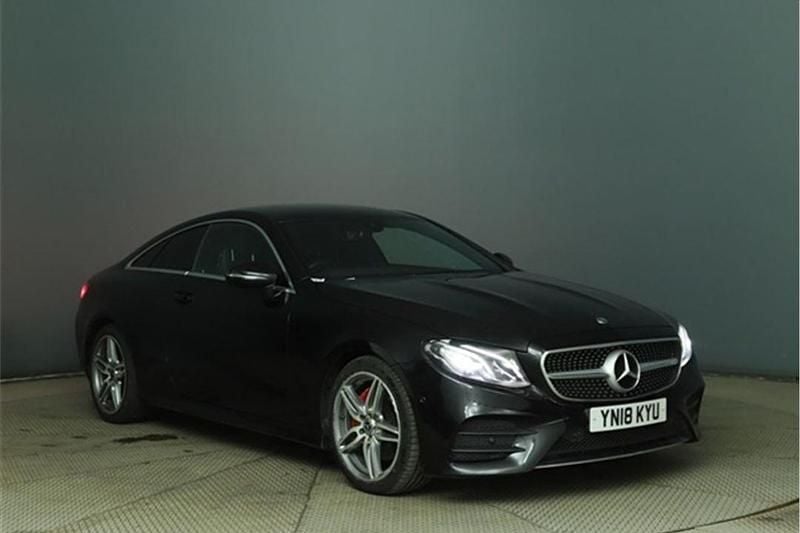 Black Used 2018 Mercedes E220 AMG line Coupe | £16,599 (Super price) - Image 1/4