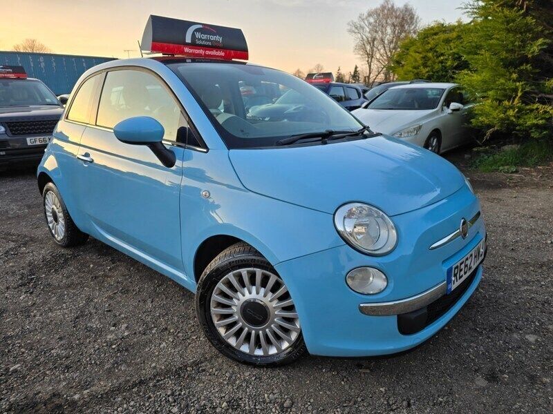 Blue Used 2012 Fiat 500 Lounge Hatchback | £3,850 (Fair price) - Image 1/4