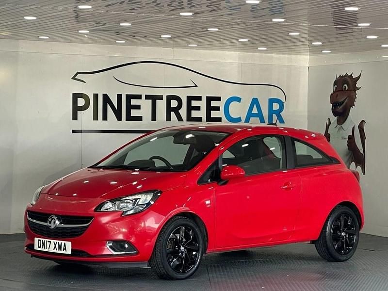 Used Vauxhall Corsa SRi 100 HP (73 kW) 2017 Red Hatchback