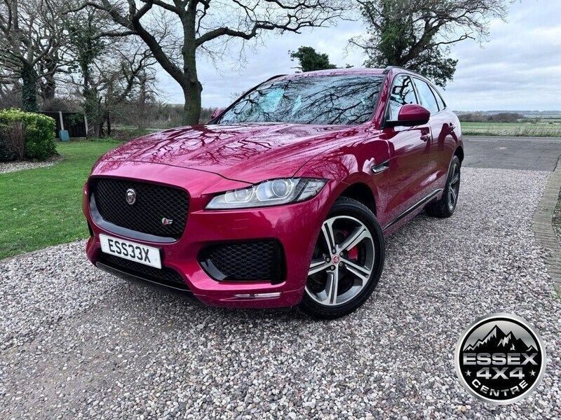 Red Used 2017 Jaguar F-Pace S SUV | £17,999 (Good price) - Image 1/4