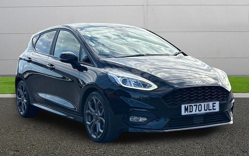 Used Ford Fiesta ST-Line 125 HP (91 kW) 2021 Black Hatchback