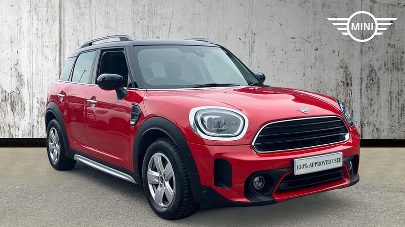 Chili red Used 2022 Mini Cooper Countryman Classic SUV | £19,450 (Fair price) - Image 1/4