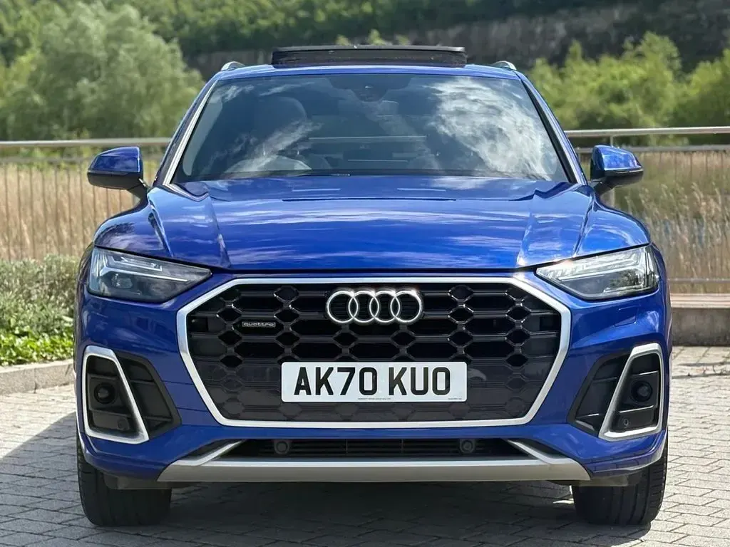 Used Audi Q5 S-Line 265 HP (194 kW) 2021 Blue SUV