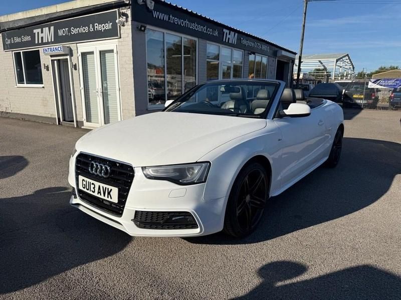 White Used 2013 Audi A5 Cabriolet S-Line Cabriolet | £5,995 (Fair price) - Image 1/4