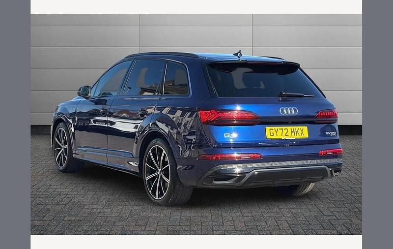 Used Audi Q7 Black Edition 340 HP (250 kW) 2022 Blue SUV