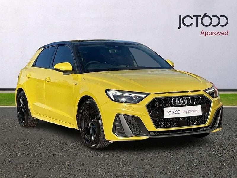 Yellow Used 2019 Audi A1 S-Line Hatchback | £14,244 (Fair price) - Image 1/4