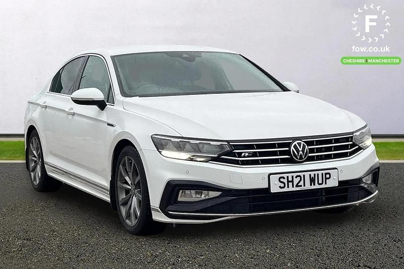 White Used 2021 VW Passat R-line Sedan | £19,799 (A bit pricey) - Image 1/4
