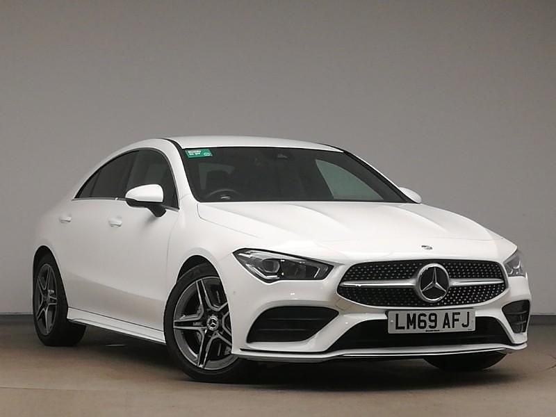 White Used 2019 Mercedes CLA220 AMG line Sedan | £19,998 (Fair price) - Image 1/4