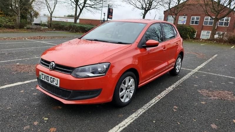 Used VW Polo SE 85 HP (62 kW) 2010 Orange Hatchback