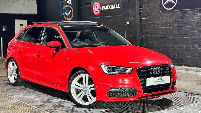 Used Audi A3 Sportback S-Line 2013 Red Hatchback