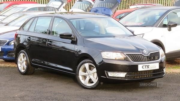 Used Skoda Rapid Elegance 90 HP (66 kW) 2014 Black Hatchback