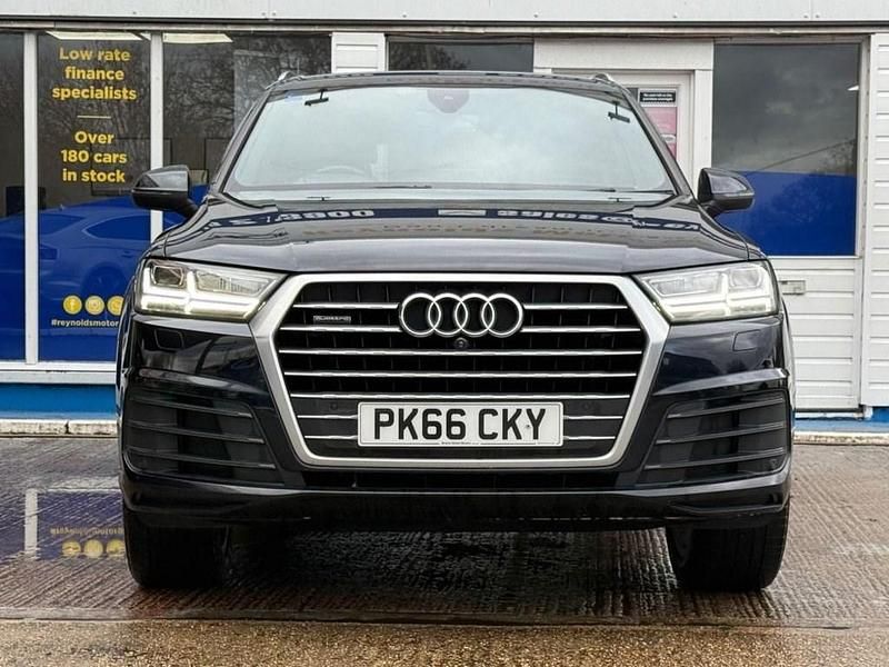 Used Audi Q7 S-Line 272 HP (200 kW) 2016 Blue SUV