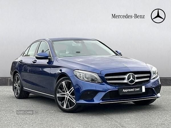 Used Mercedes C200 2020 Blue Sedan