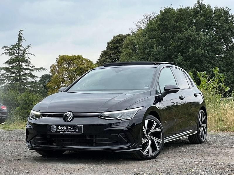 Black Used 2023 VW Golf VIII R-line Hatchback | £23,499 (A bit pricey) - Image 1/3