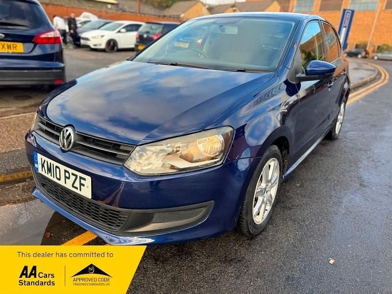 Used VW Polo SE 85 HP (62 kW) 2010 Blue Hatchback