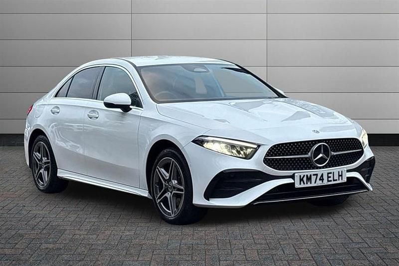 Polar white Used 2024 Mercedes A250 AMG Line Premium Sedan | £24,995 (Fair price) - Image 1/4