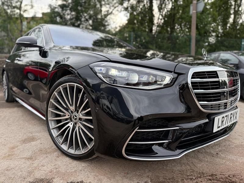 Used Mercedes S500L AMG line 2021 Black Sedan