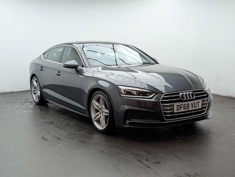 Begagnad Audi A5 S-Line 2019 Grå Sportkupé