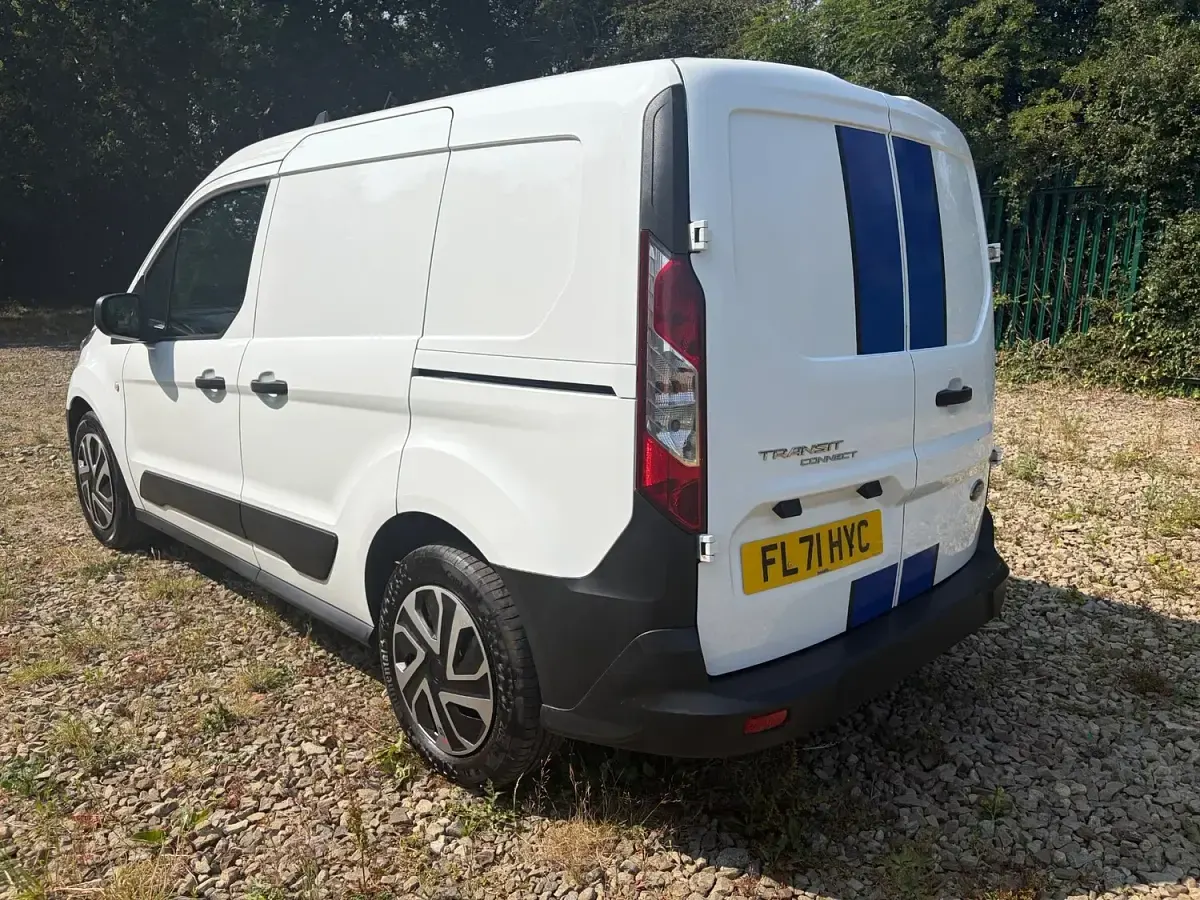 Used Ford Transit 100 HP (73 kW) 2022 Frozen white Van