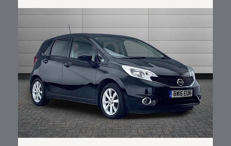 Pearl black Used 2016 Nissan Note Acenta Premium Hatchback | £7,990 (Fair price) - Image 1/4