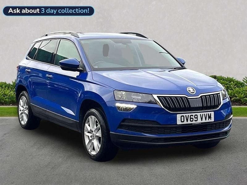Blue Used 2019 Skoda Karoq SE Technology SUV | £12,151 (Good price) - Image 1/4