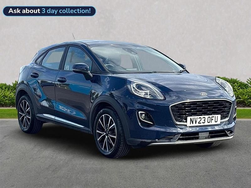 Blue Used 2023 Ford Puma Gen-E Titanium Hatchback | £14,499 (Good price) - Image 1/4