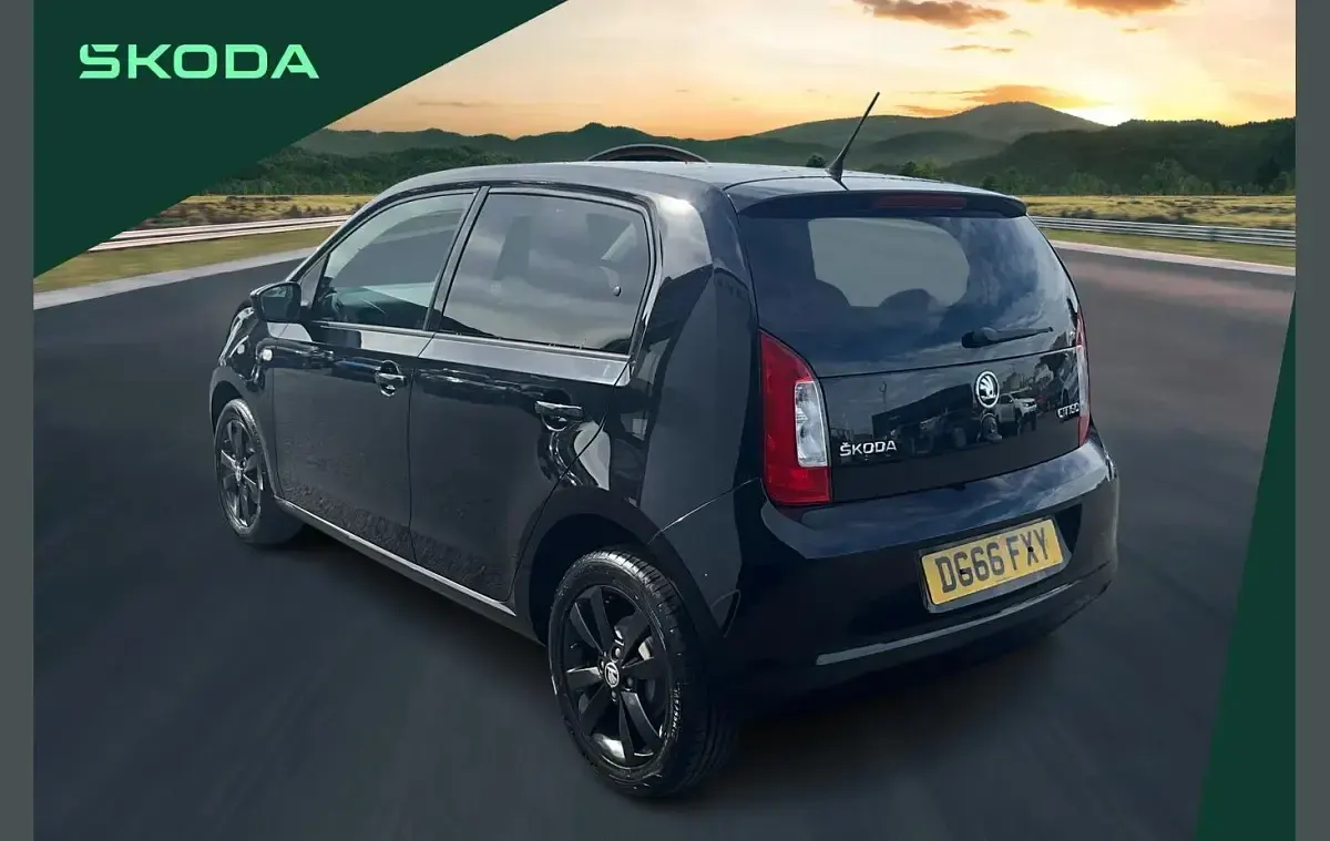 Used Skoda Citigo 58 HP (42 kW) 2016 Black Hatchback