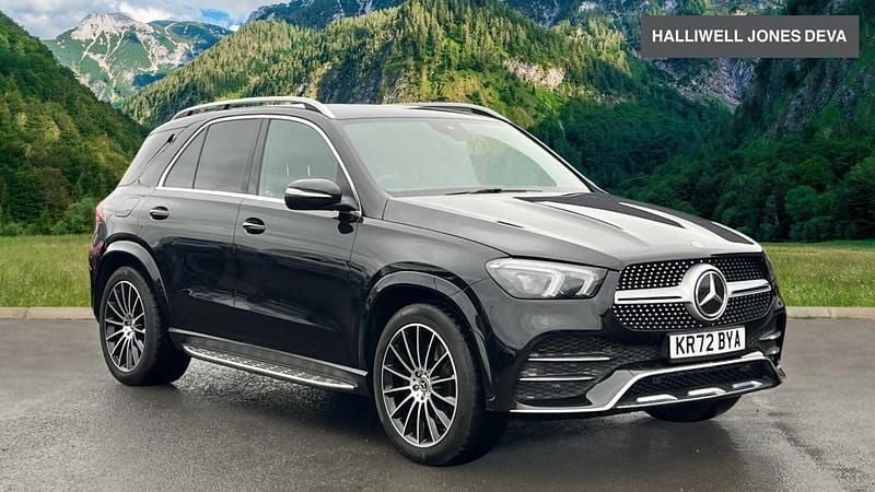 Used Mercedes GLE400 AMG line 2023 Black Estate