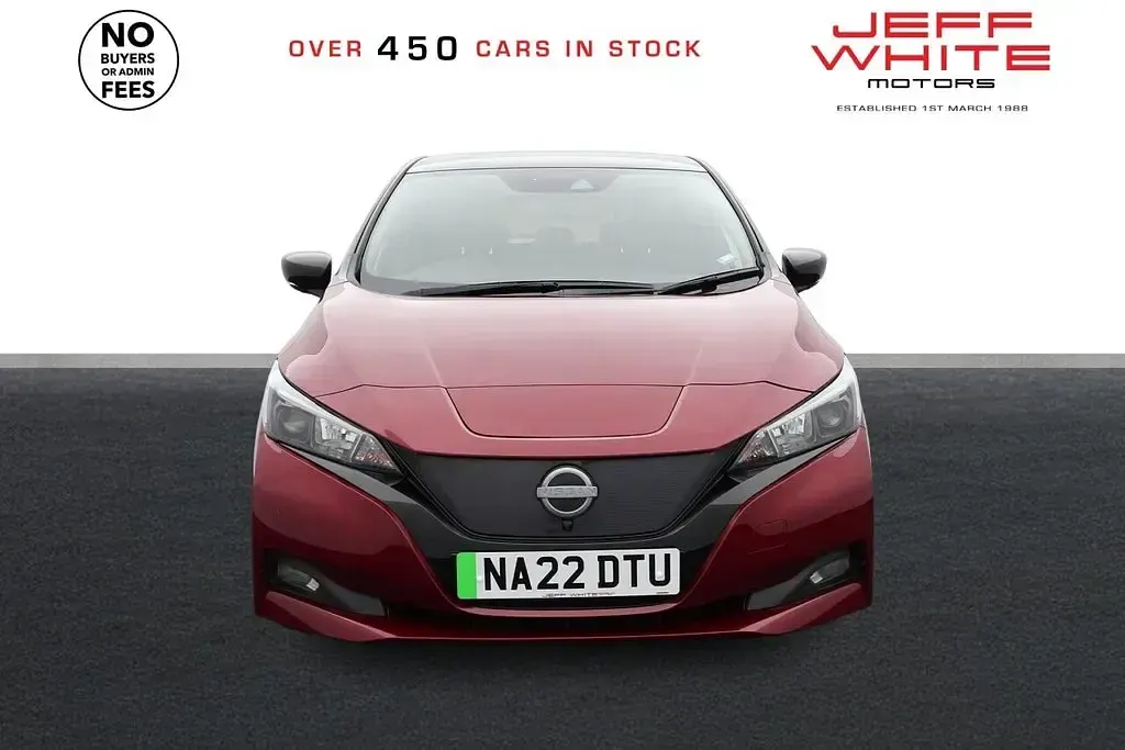 Used Nissan Leaf N-Connecta 160 kW (218 HP) 2022 Red Hatchback