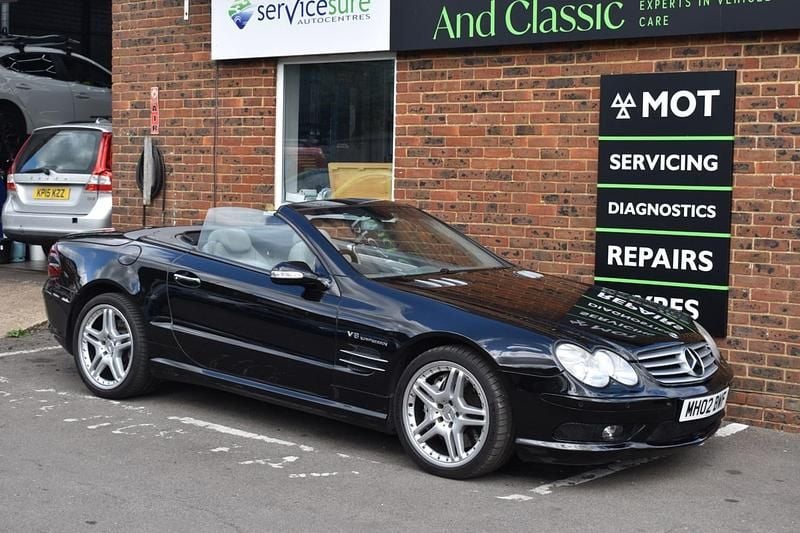 Used Mercedes SL55 AMG AMG 2002 Black Cabriolet