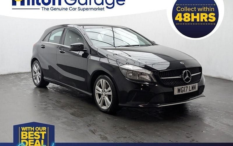 Used Mercedes A160 102 HP (75 kW) 2017 Black Hatchback