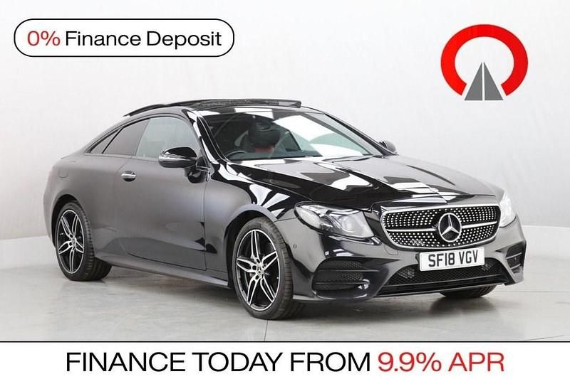 Used Mercedes E220 AMG Line Premium Plus 2018 Black Coupe