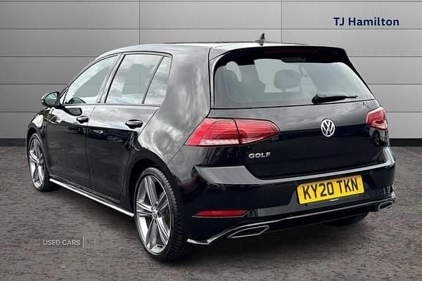 Used VW Golf VII R-line Edition 150 HP (110 kW) 2020 Black Hatchback