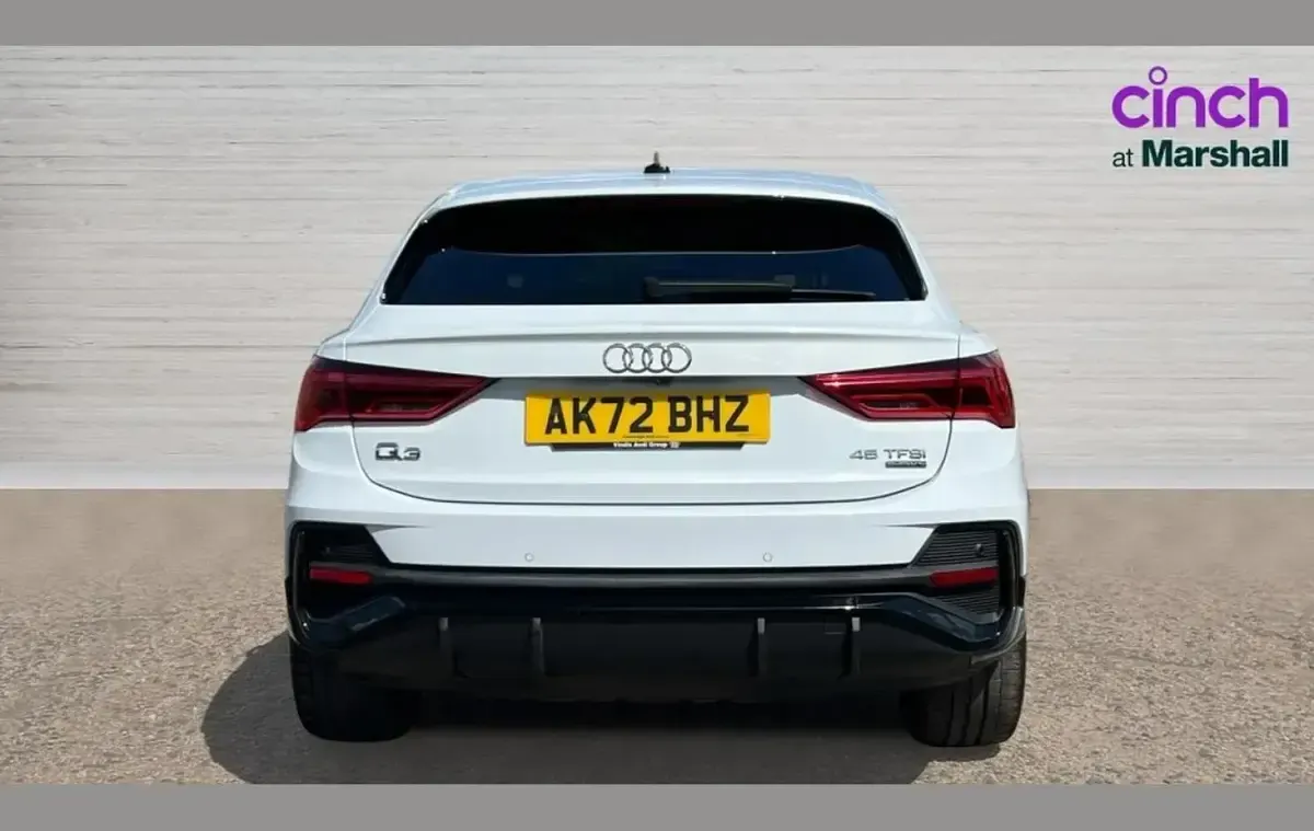 Used Audi Q3 Black Edition 245 HP (180 kW) 2022 White SUV