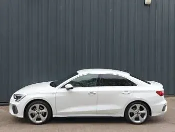 Used Audi A3 S-Line 150 HP (110 kW) 2024 White Sedan