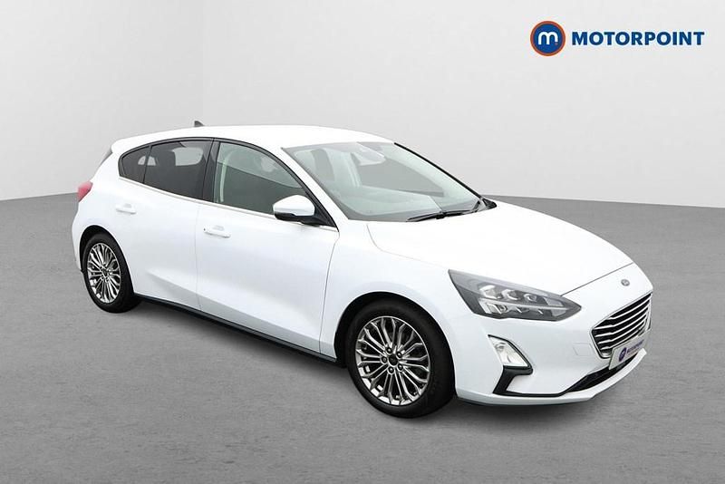 White Used 2022 Ford Focus Titanium X Hatchback | £12,549 (Good price) - Image 1/4