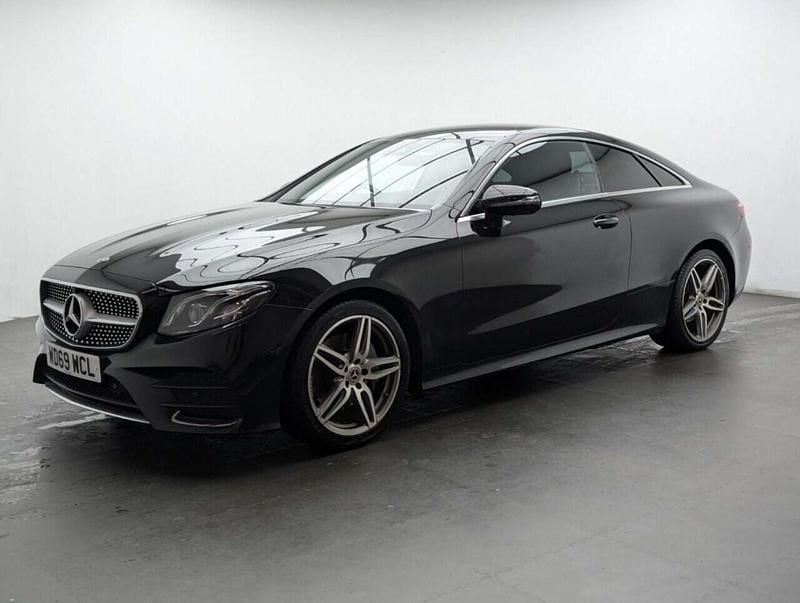 Used Mercedes E220 AMG Line Premium 194 HP (142 kW) 2020 Black Coupe