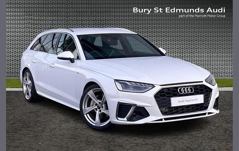 White Used 2024 Audi A4 S-Line Estate | £27,887 (Fair price) - Image 1/4