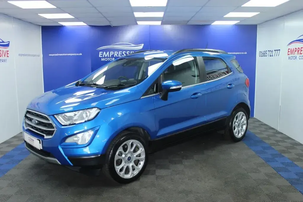 Used Ford Ecosport Titanium 125 HP (91 kW) 2021 Blue SUV