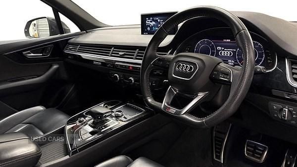 Used Audi Q7 Black Edition 286 HP (210 kW) 2019 Silver SUV