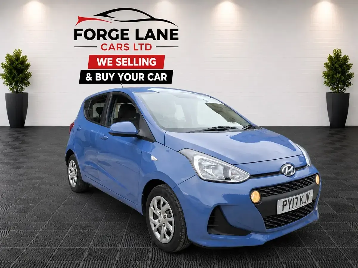 Used Hyundai i10 SE 2017 Blue Hatchback