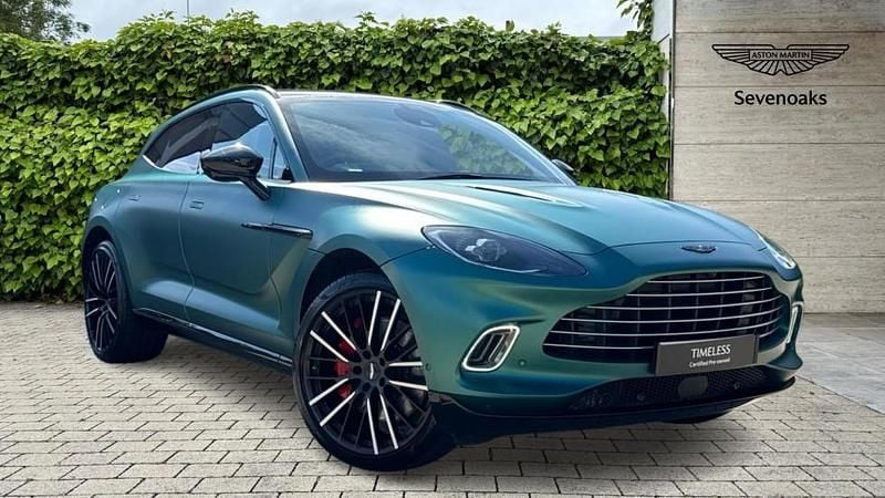 Satin aston martin racing green Used 2022 Aston Martin DBX SUV | £114,990 (Expensive) - Image 1/4