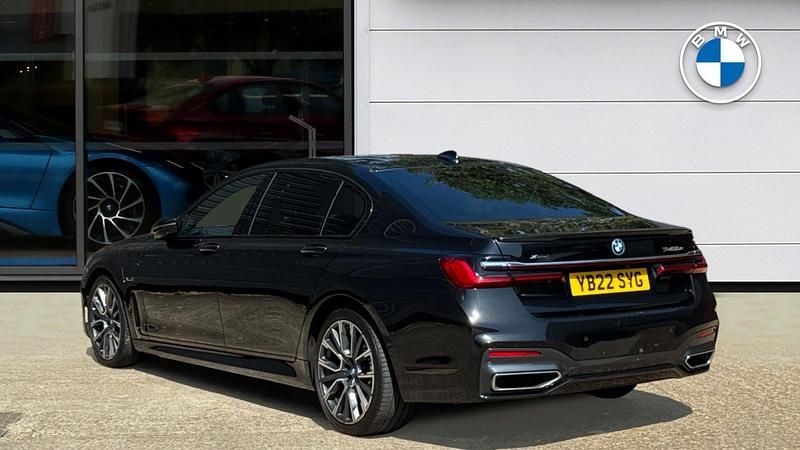 Black Used 2022 BMW 745e M Sport Sedan | £47,900 (Expensive) - Image 1/1